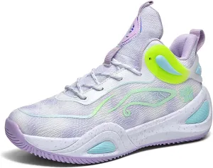 Womens Mens Basketball Shoes High Top Fashion Volleyball Sneakers Breathable Lace Up Non Slip Sport Outdoor Shoe for Unisex