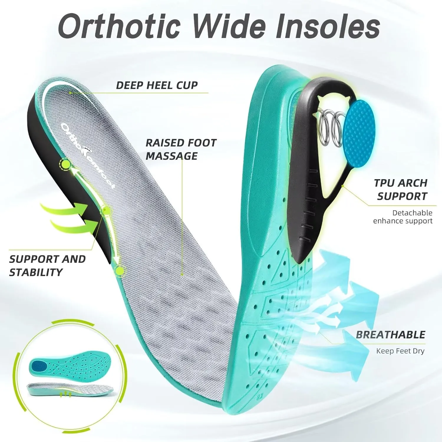 Women's Orthopedic Diabetic Wide Running Shoes: Comfortable Casual Arch Support Plantar Fasciitis Sports Sneakers, Orthotic Swollen Feet Work Tennis Walking Shoes for Ankle and Heel Pain Relief