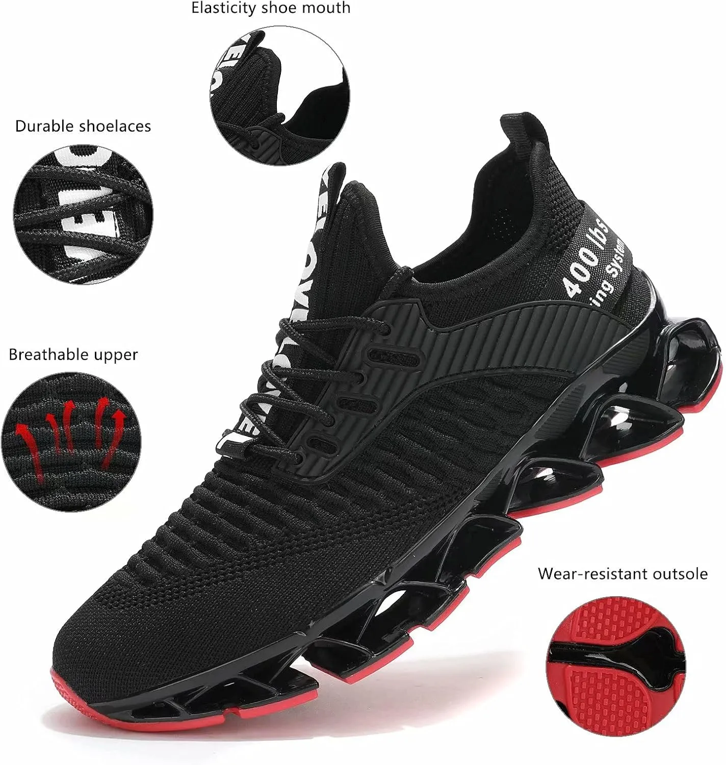 Womens Running Shoes Blade Tennis Walking Fashion Sneakers Breathable Non Slip Gym Sports Work Trainers