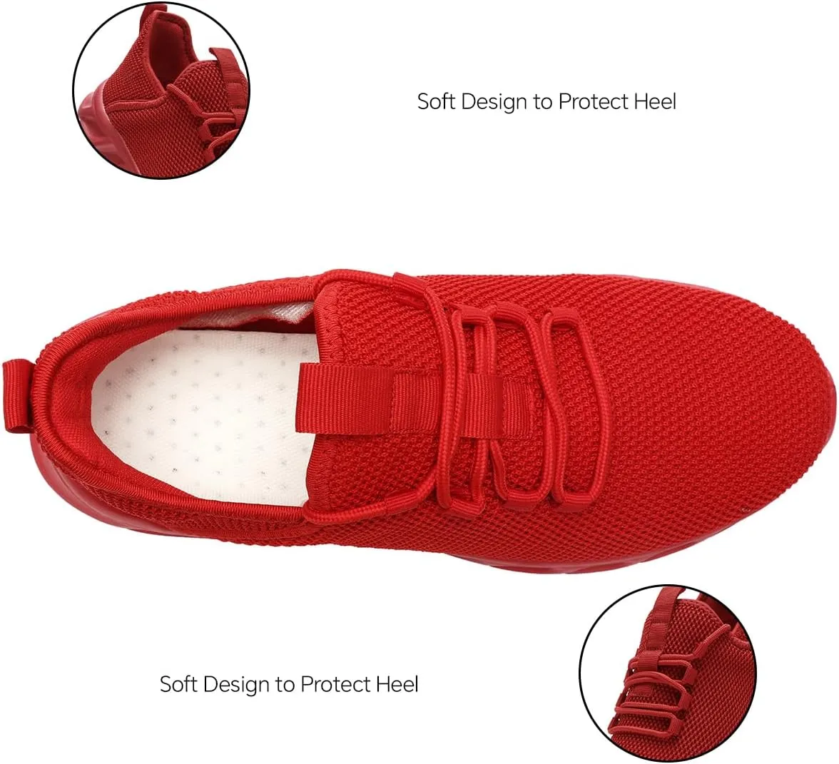Womens Running Shoes Casual Slip on Breathable Lightweight Walking Tennis Sneakers Comfortable Fashion Athletic Sports Gym Trainers