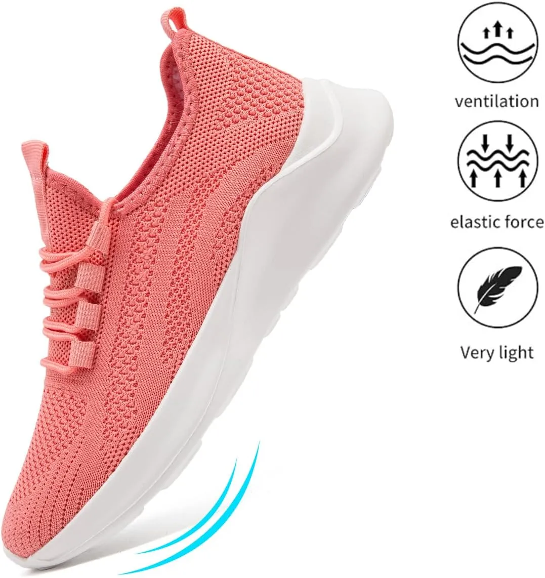 Womens Running Shoes Lightweight Comfortable Walking Fashion Gym Sneakers Non Slip Workout Tennis Shoes