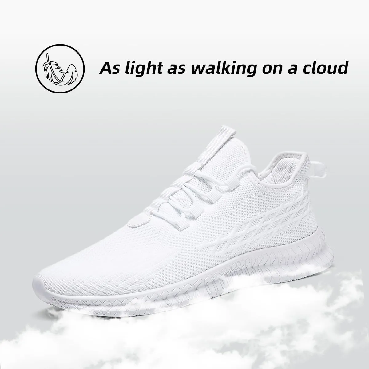 Womens Slip On Walking Shoes Ultra Light Breathable Running Comfortable Casual Fashion Sneakers Mesh Gym Workout Sports