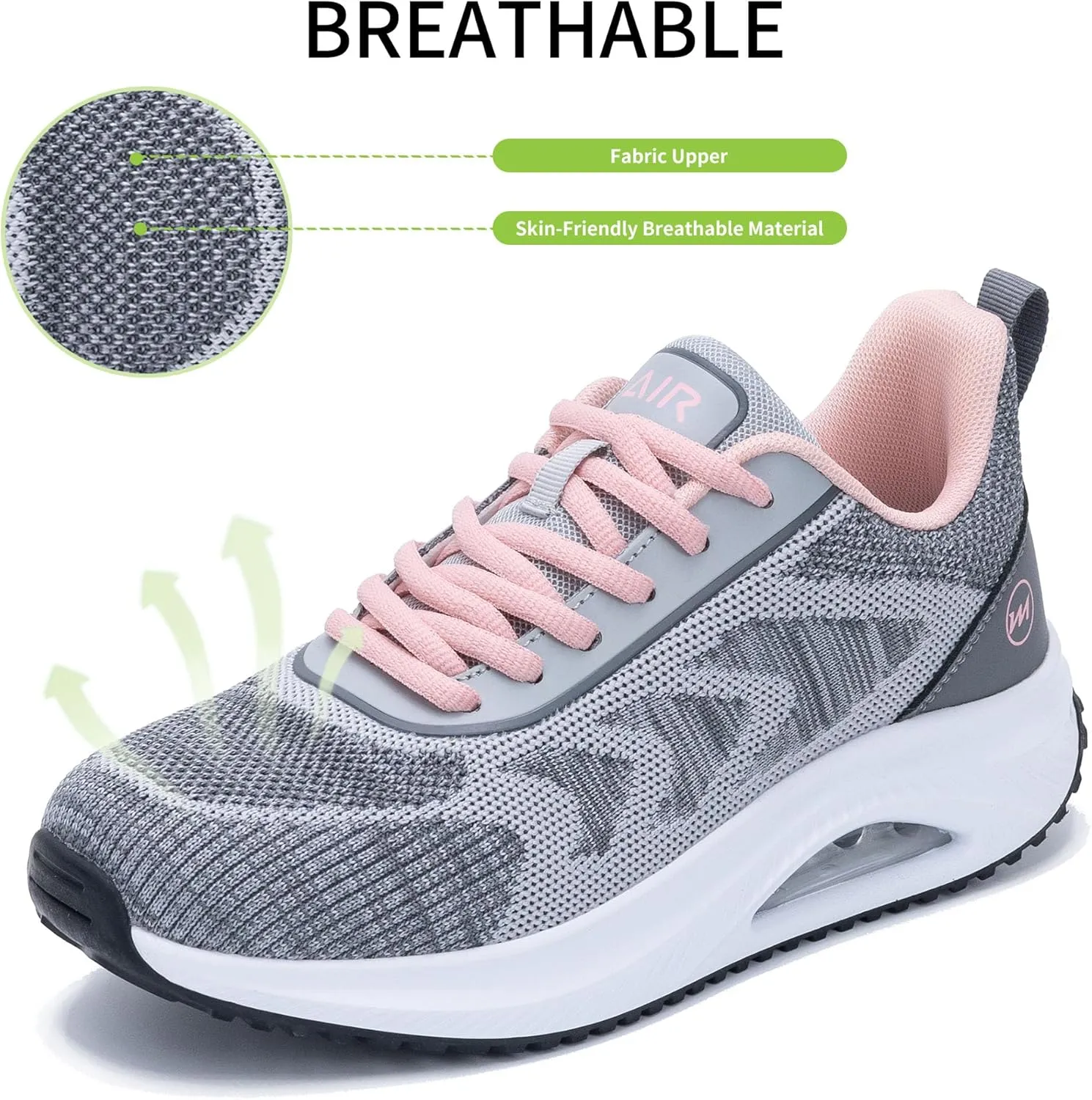 Womens Walking Shoes Arch Support Orthotic Fashion Sneakers Air Tennis Shoes for Plantar Fasciitis Pain Relief Pain Relief US 5.5-11