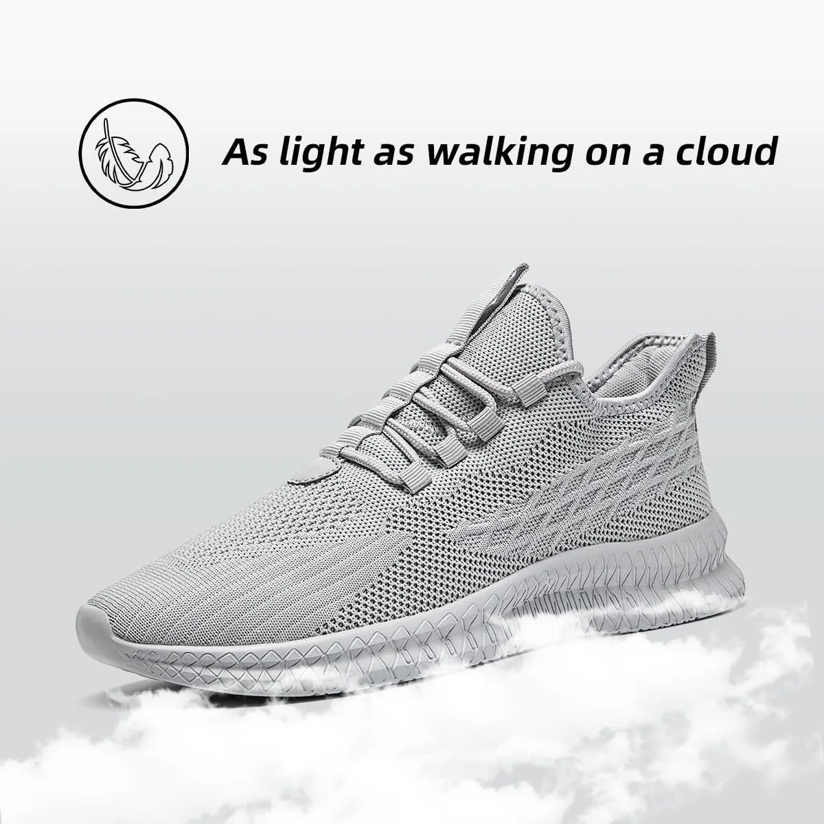 Womens Walking Shoes Lightweight Running Sneakers Comfortable Casual Breathable Mesh Work Gym Workout Sports