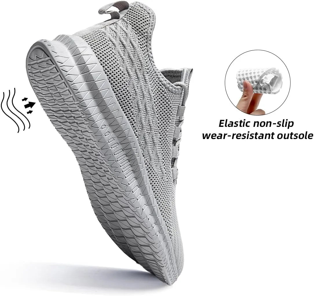 Womens Walking Shoes Lightweight Running Sneakers Comfortable Casual Breathable Mesh Work Gym Workout Sports