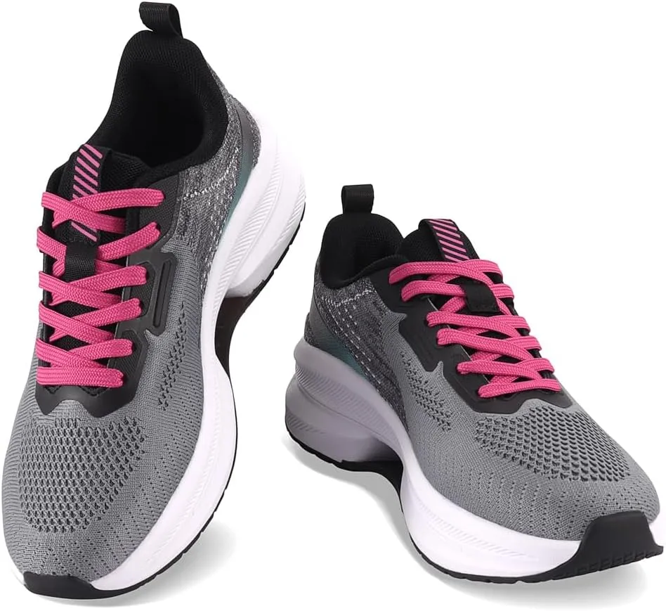 WONESION Women's Non Slip Walking Running Shoes Lightweight Athletic Tennis Sport Fashion Sneakers for Gym Work Nursing