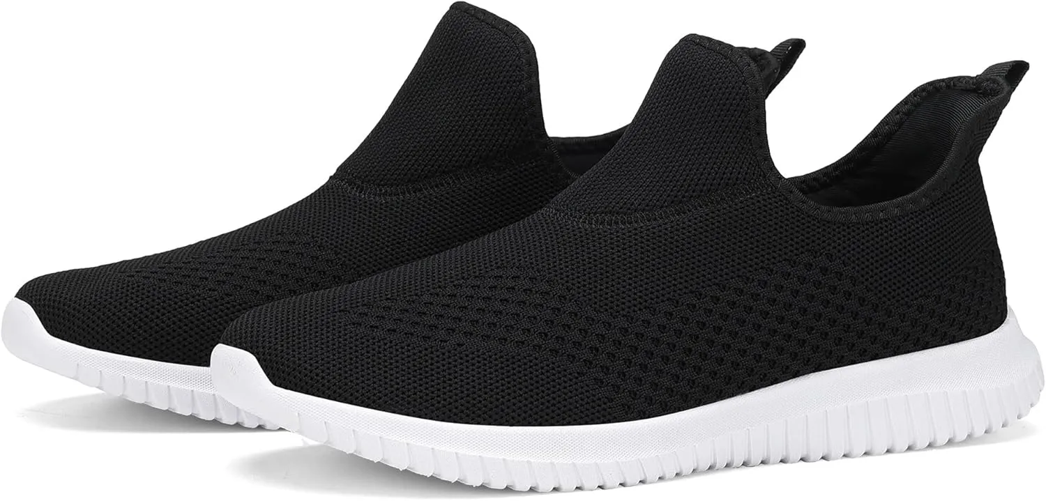 WXQ Men's Minimalist Walking Shoes Comfort Ultra Lightweight Breathable Running Tennis Athletic Gym Workout Non Slip Athletic Fashion Sneakers