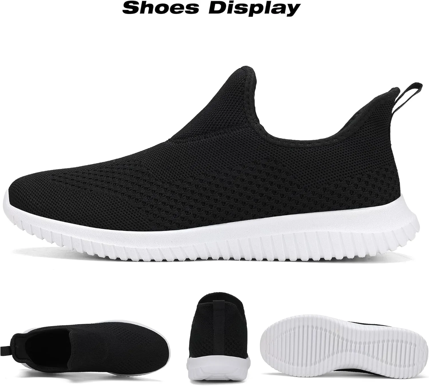 WXQ Men's Minimalist Walking Shoes Comfort Ultra Lightweight Breathable Running Tennis Athletic Gym Workout Non Slip Athletic Fashion Sneakers