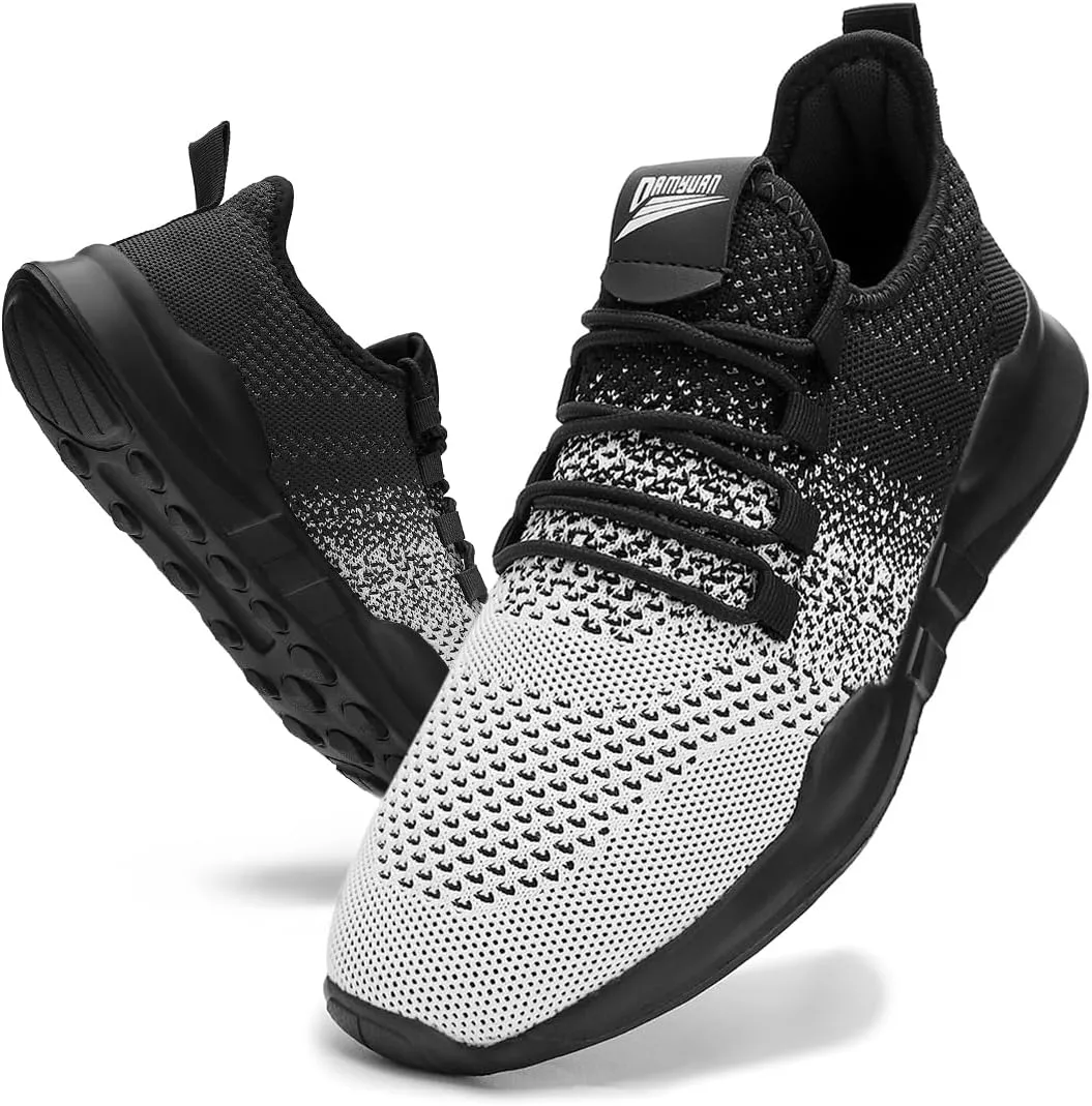 WYGRQBN Mens Tennis Gym Shoes Running Lightweight Breathable Shoes Casual Sneakers