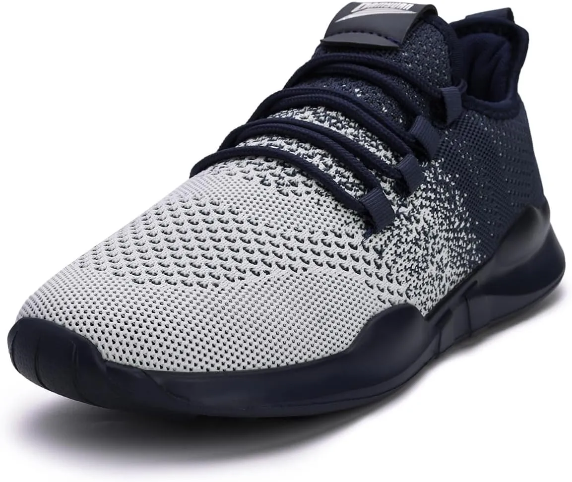 WYGRQBN Mens Tennis Gym Shoes Running Lightweight Breathable Shoes Casual Sneakers