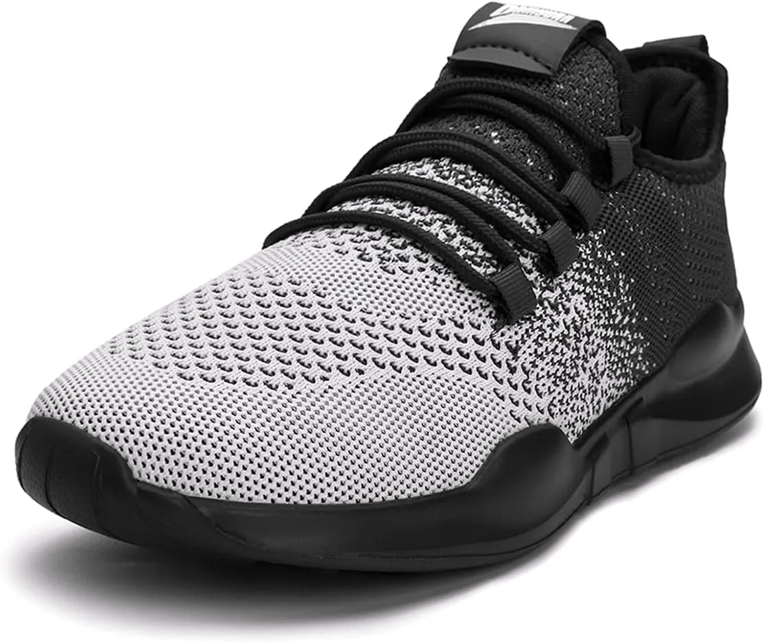 WYGRQBN Mens Tennis Gym Shoes Running Lightweight Breathable Shoes Casual Sneakers