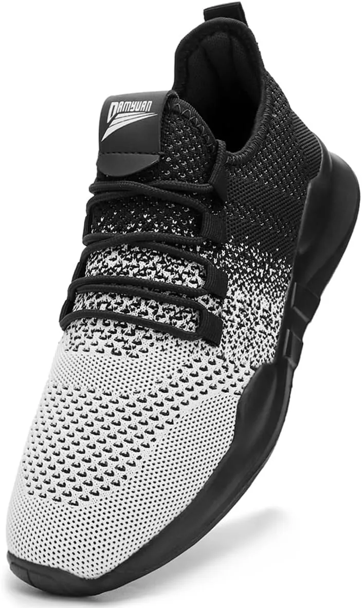 WYGRQBN Mens Tennis Gym Shoes Running Lightweight Breathable Shoes Casual Sneakers