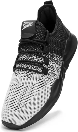 WYGRQBN Mens Tennis Gym Shoes Running Lightweight Breathable Shoes Casual Sneakers