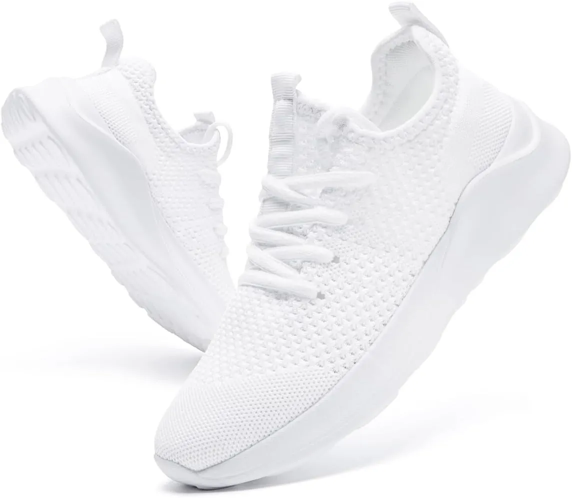 WYGRQBN Mens Walking Shoes Lightweight Breathable Slip On Running Shoes Gym Workout Tennis Fashion Sneakers