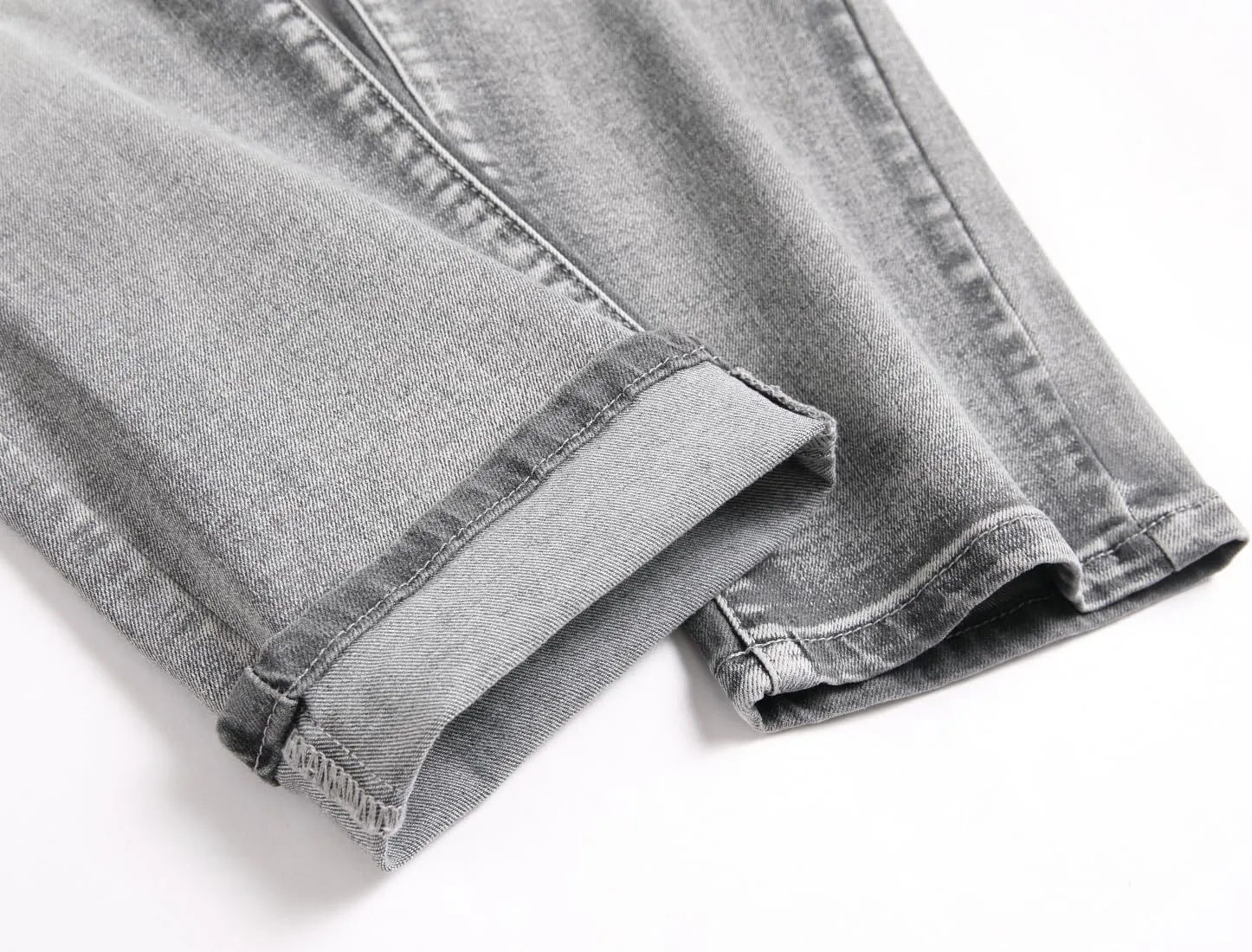 XIMXIMMTIAN Mens Slim Fit Jeans Stretch Ripped Biker Jeans for Men Fashion Straight Comfort Flex Waist Casual Denim Pants