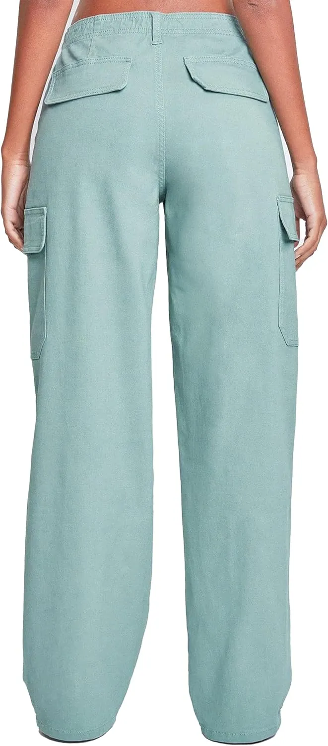 YMI Jeans Women’s High Rise Straight Leg Cargo Pants