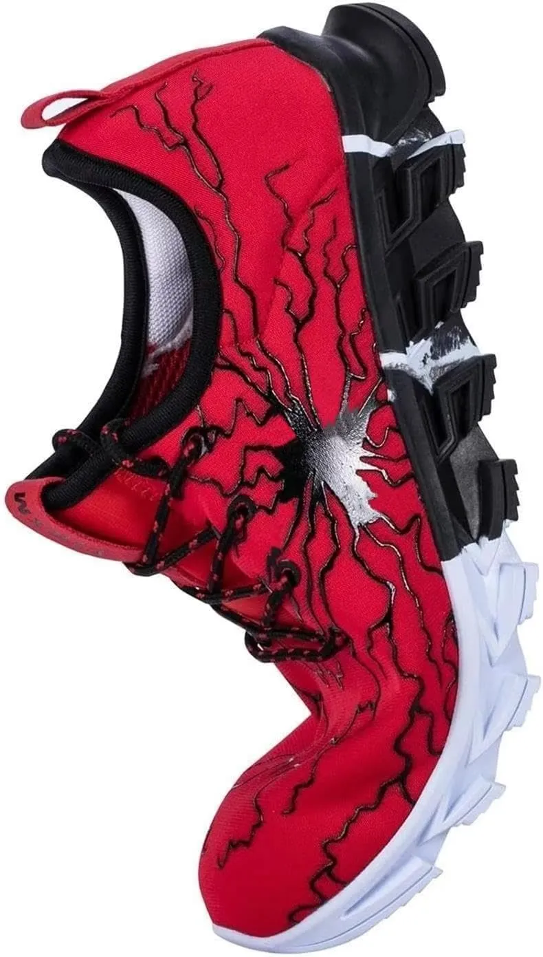 YTRXM Little/Big Boys Running Sneakers Lightweight Slip on Tennis Shoes