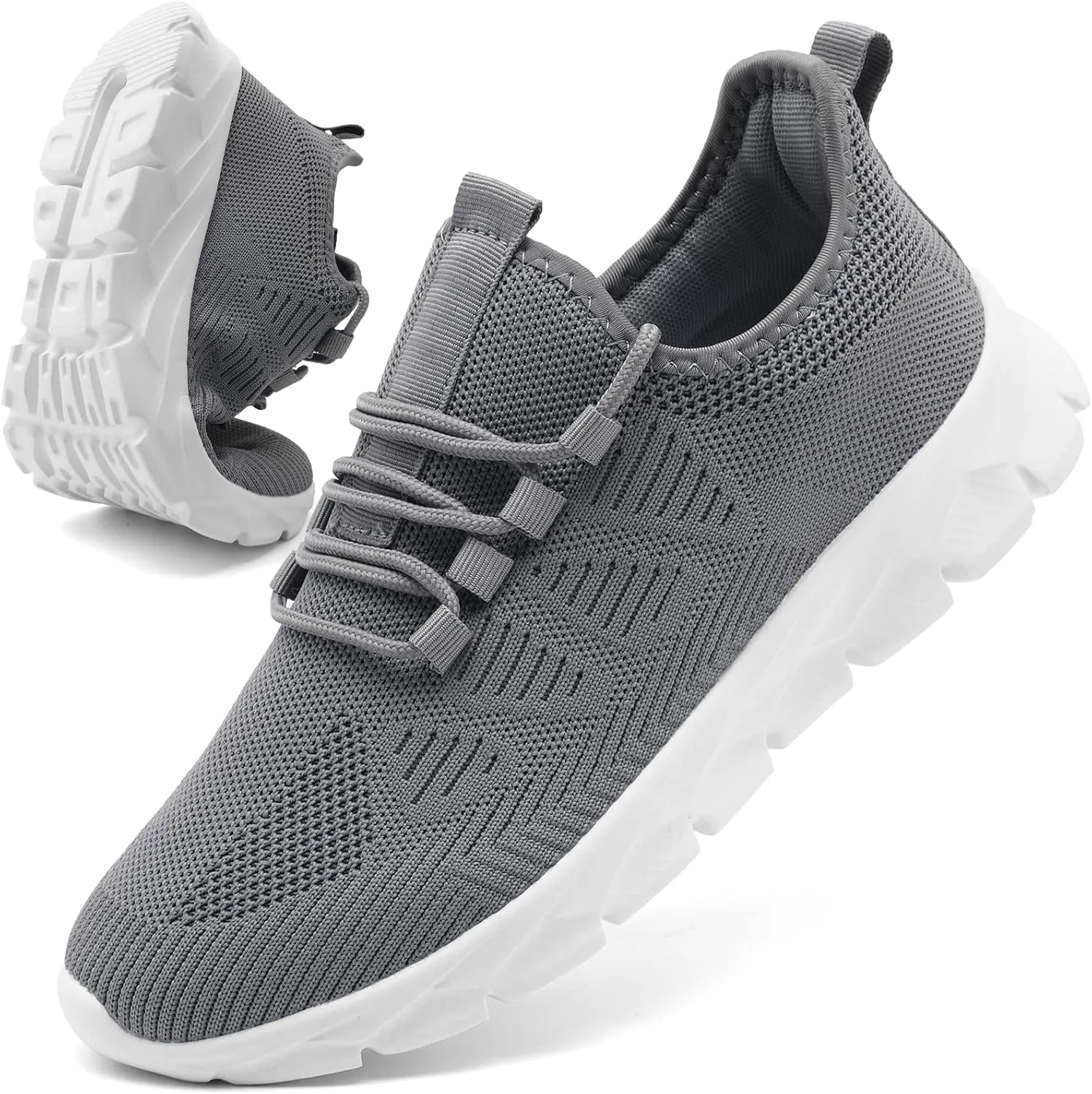 ZGPWZWL Mens Running Shoes Fashion Sneakers for Walking Tennis Gym Shoes Slip On Lightweight and Comfortable
