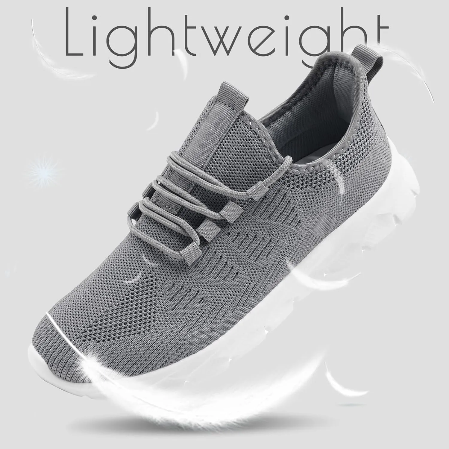 ZGPWZWL Mens Running Shoes Fashion Sneakers for Walking Tennis Gym Shoes Slip On Lightweight and Comfortable