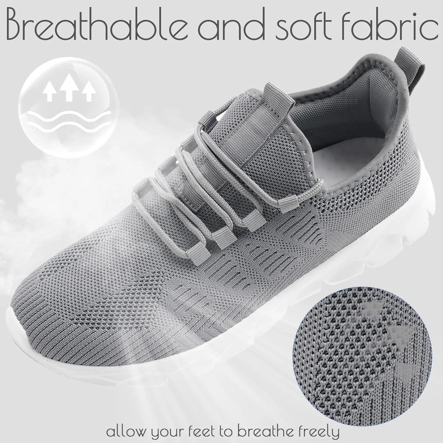 ZGPWZWL Mens Running Shoes Fashion Sneakers for Walking Tennis Gym Shoes Slip On Lightweight and Comfortable